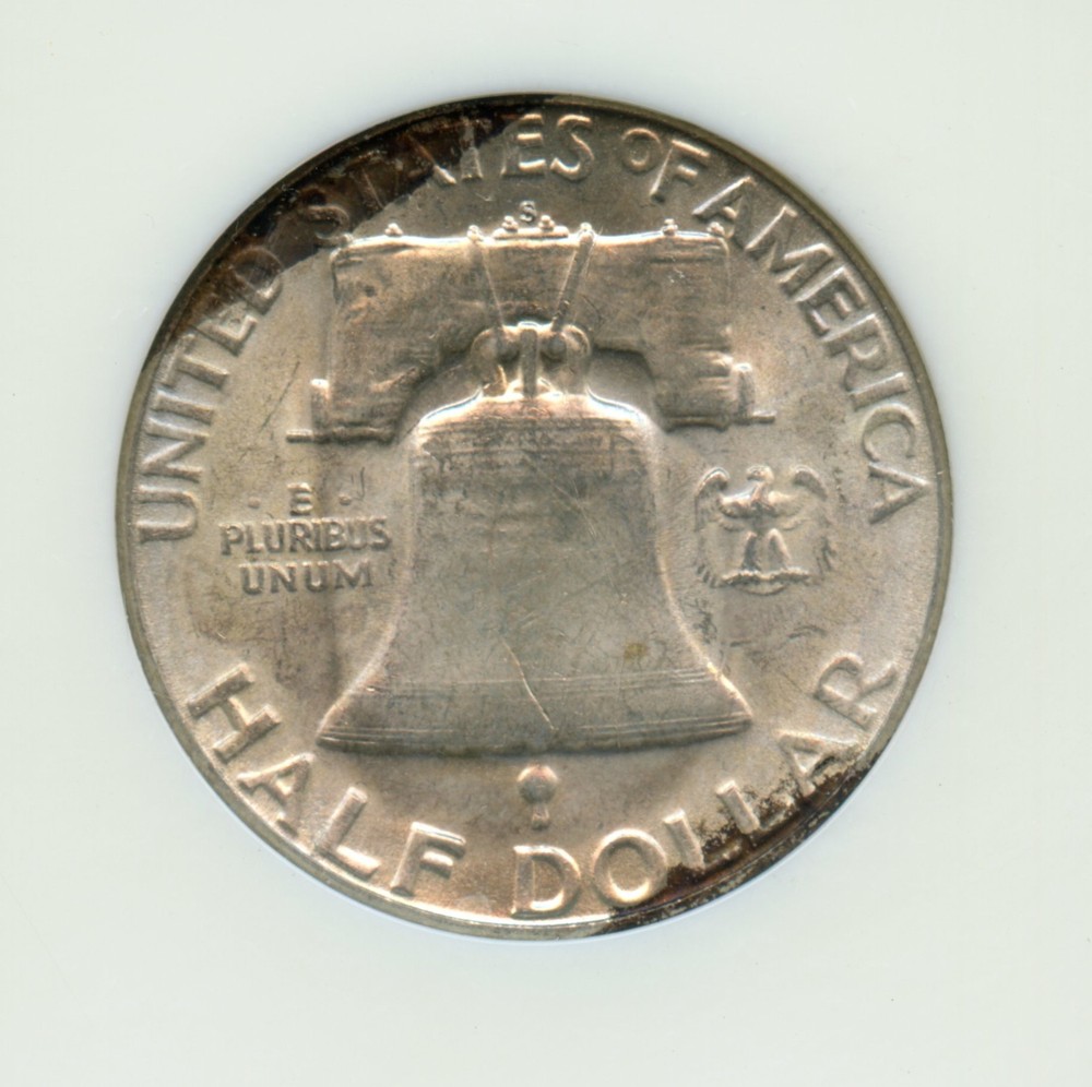 1952 S Franklin Silver Half Dollar NGC MS 65
