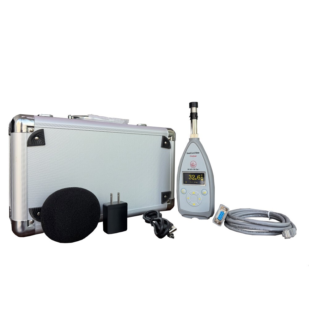 Type 1 Sound Level Meter Noise Meter with Integrating Function 8000 Groups Data