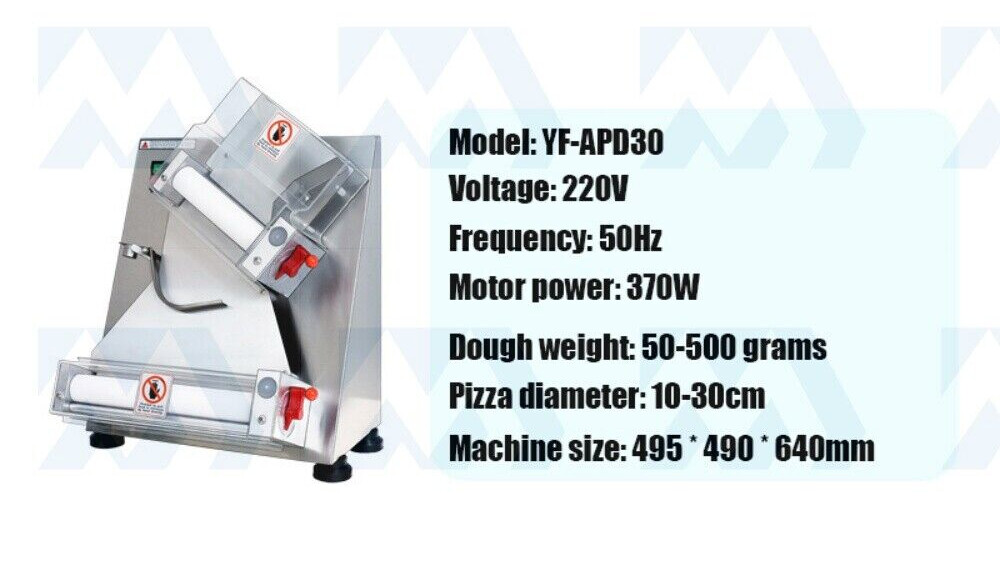 Automatic and Electric Pizza Dough Roller/sheeter Machine Pizza Making Machine