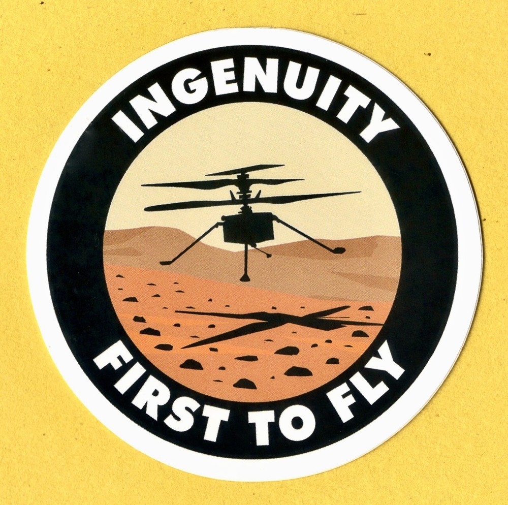 Exploring Mars Stickers Pack - NASA Rovers & Ingenuity Helicopter