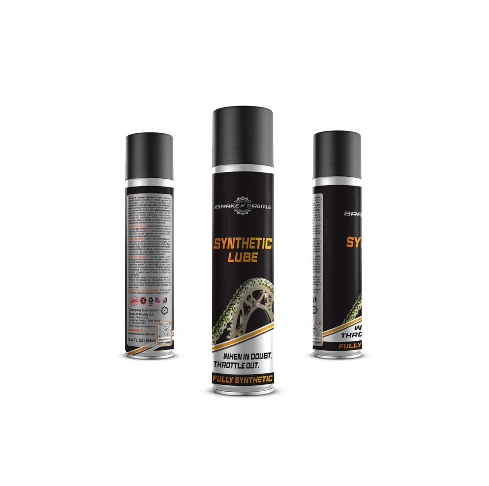 Motorcycle Synthetic Chain Lube Spray!
