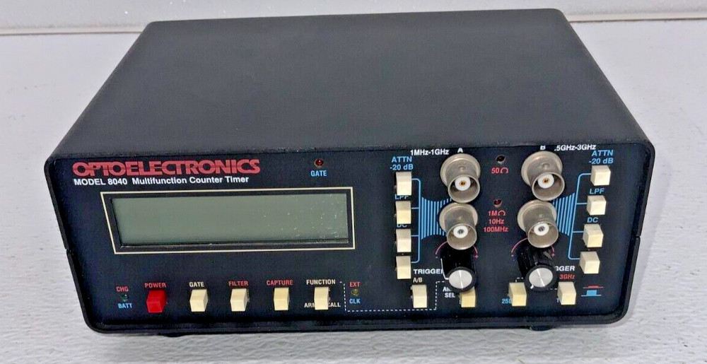 Optoelectronics 8040 Multifunction Digital Frequency Precision Tester Counter