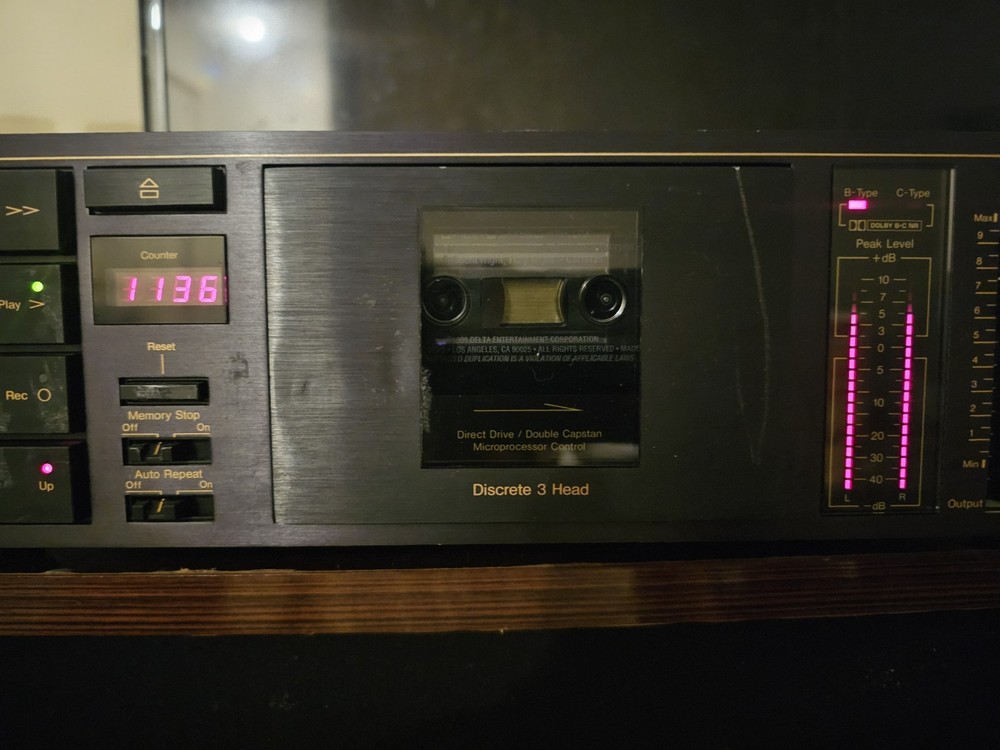 Nakamichi BX-300 Three Head Cassette Deck Tested Working