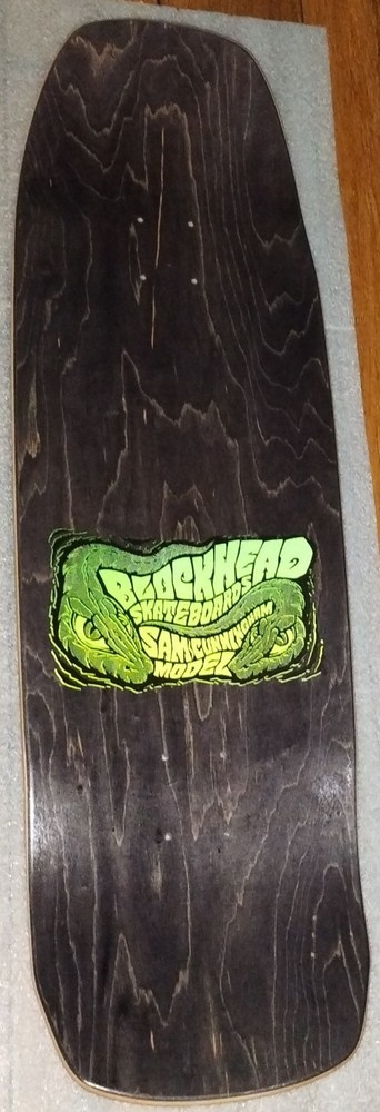 Blockhead Sam Cunningham Snake Eye Modern 9.7" Orange/Pink Bleed Reissue Deck