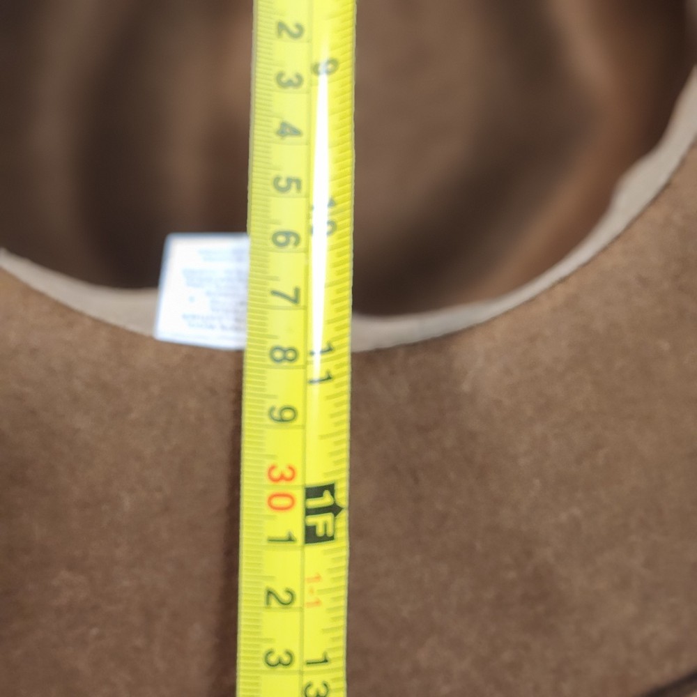 Target Wide Brim Fedora Hat 100% Wool Brown