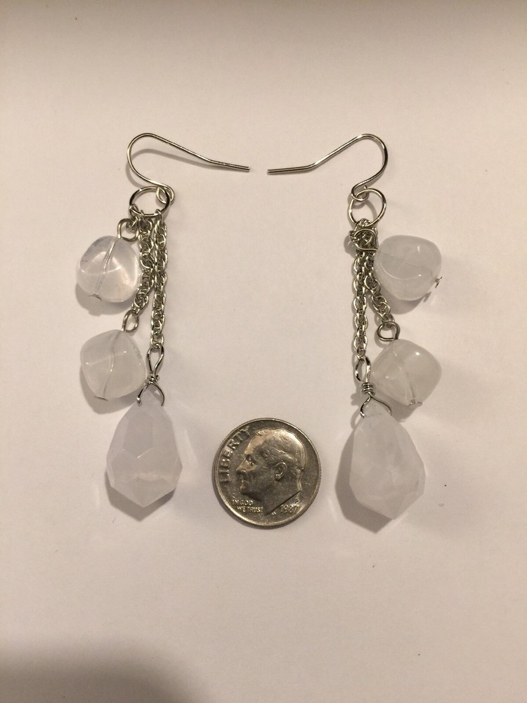 PREMIER DESIGNS FROSTED EARRIINGS