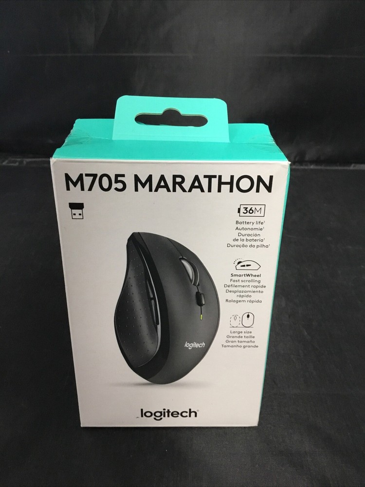 Authentic Logitech Marathon M705 Wireless Mouse (910-001935)