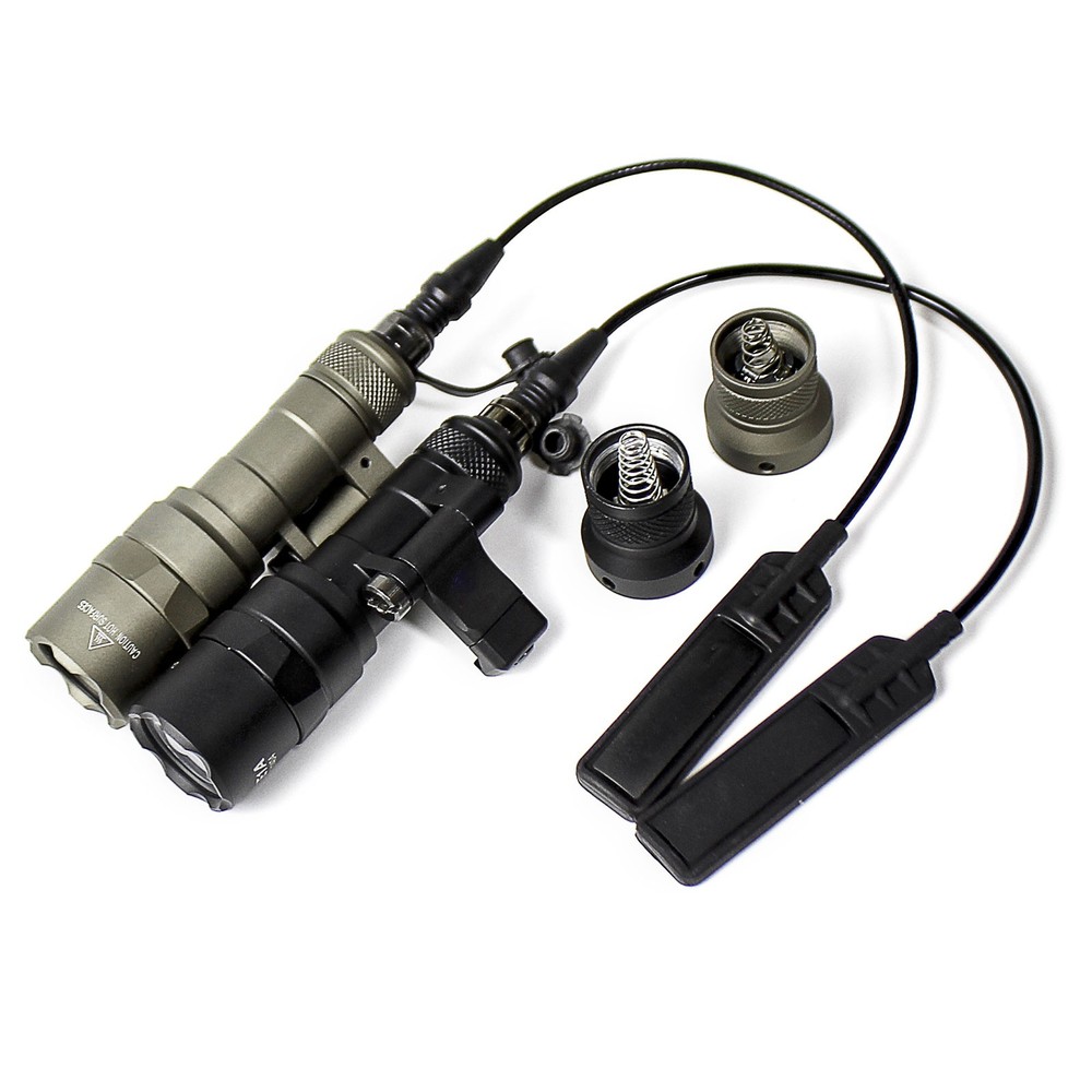 Tactical M640DF M340C LED Weaponlight Offset Side Flashlight W/ Remote Switch US