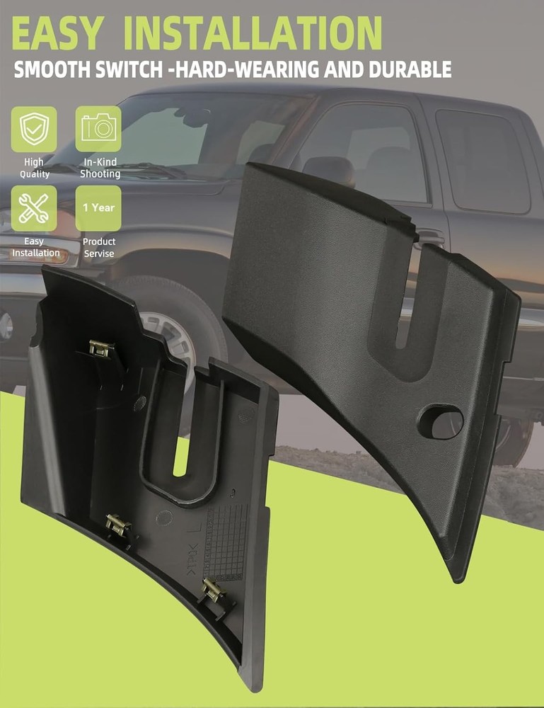 Windshield Wiper Cowl End Panel for GMC Sierra 2007-2013 Pair