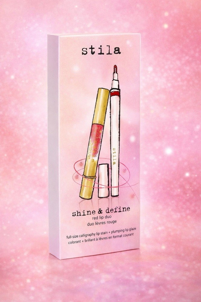 Stila Shine & Define Red Lip Duo SHIPS FAST