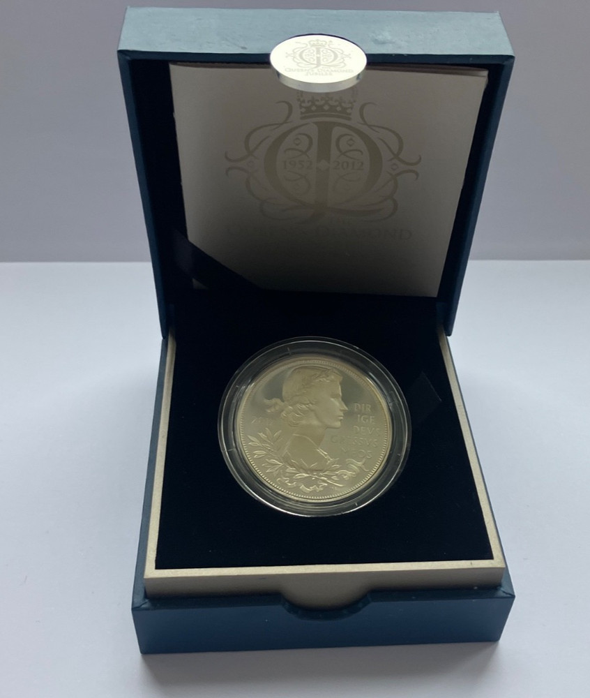 2012 Silver Proof Diamond Jubilee Five Pound Coin