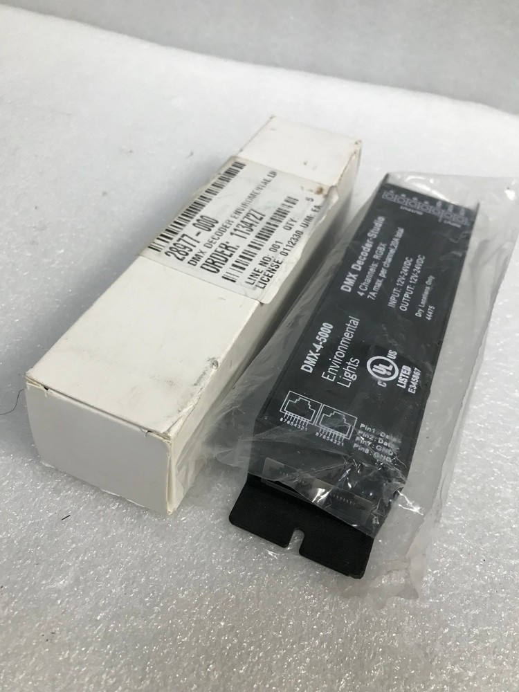 Lot Of 2 Environmental Lights DMX-4-5000 Decoder Studio