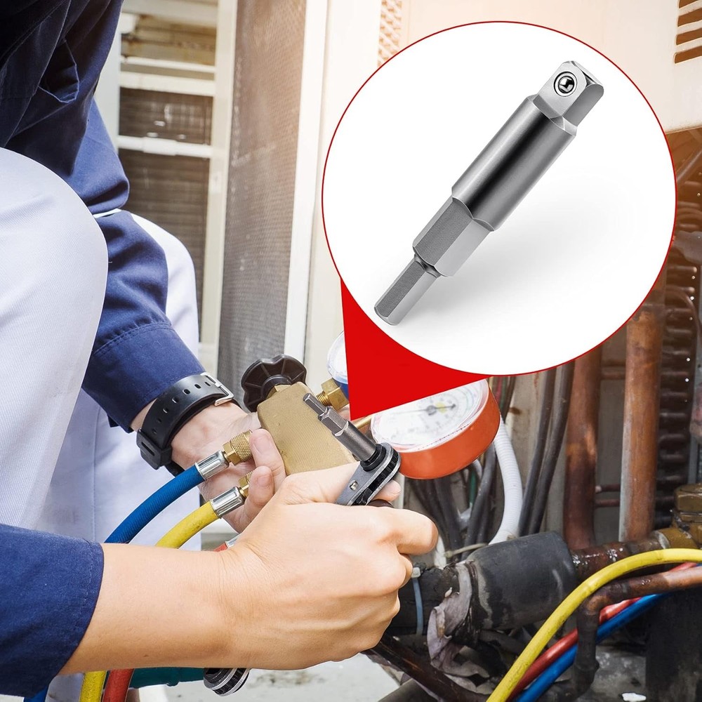 HVAC Service Wrench Hex Key Adapter Set