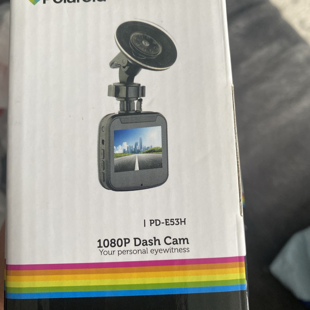 Polaroid 1080p LED Dash Cam - Black