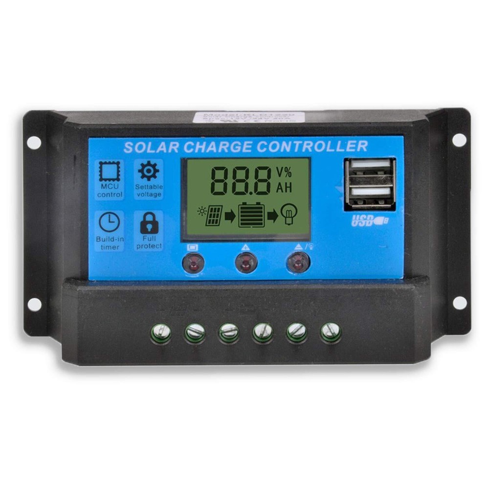 20A Solar Charge Controller Solar Panel Charge Controller Intelligent Regulat...
