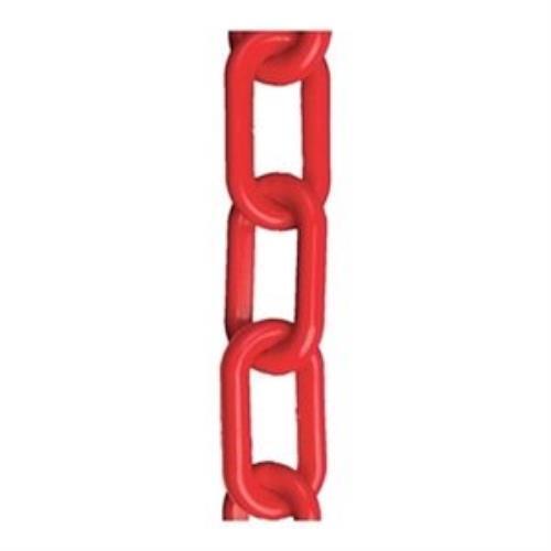 Plastic Chain, 2 In x 300 ft, Red