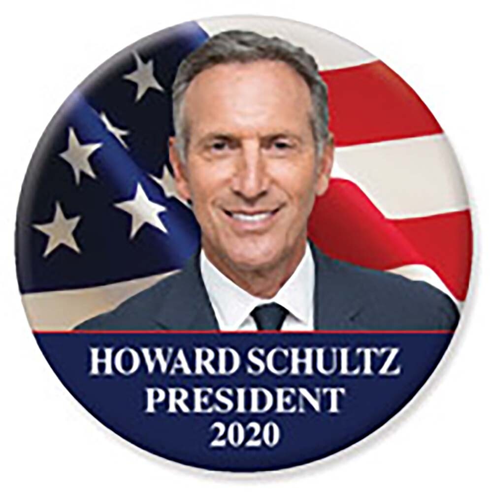 2020 Howard Schultz for President Button