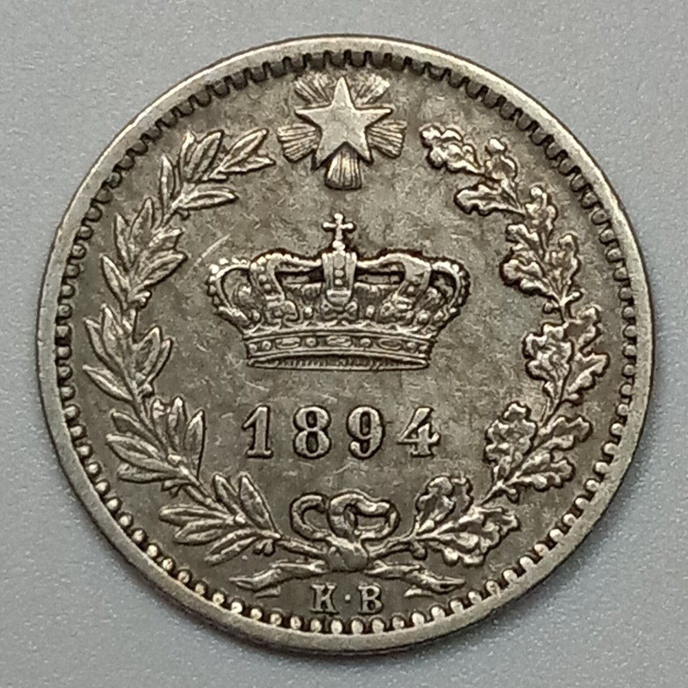 1894-KB Italy 20 Centesimi