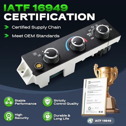 AC Heater Climate Control Module Panel Fit for Chevy/Chevrolet Express