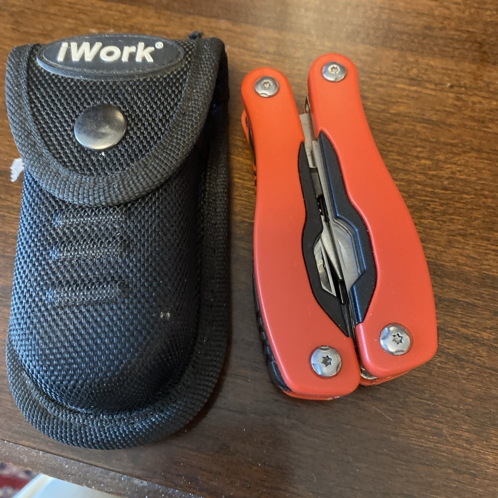 iWork 9 In 1 Multitool , Never Used , With Case