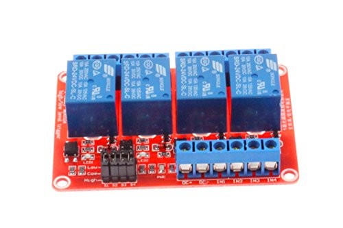 NOYITO 4 Channel Relay Module High Low Level Trigger with 4-Channel 24V