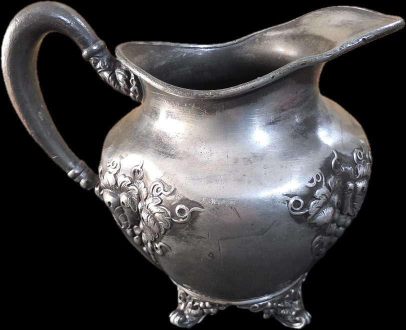 Derby Silver Co. Victorian Silverplate Creamer Pitcher 1900-1940