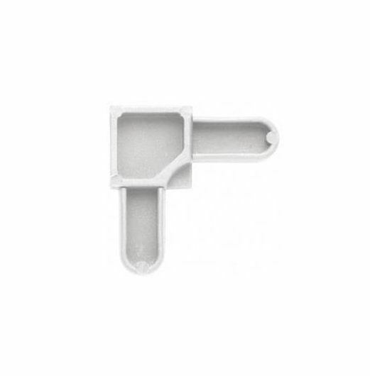 20Pcs White Plastic Replacement Corners for Mobile Home Screen Frames 1/4"x5/8"