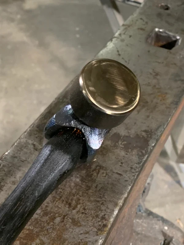 Rounding Hammer 2.5 LB Blacksmith's Iron Hammer