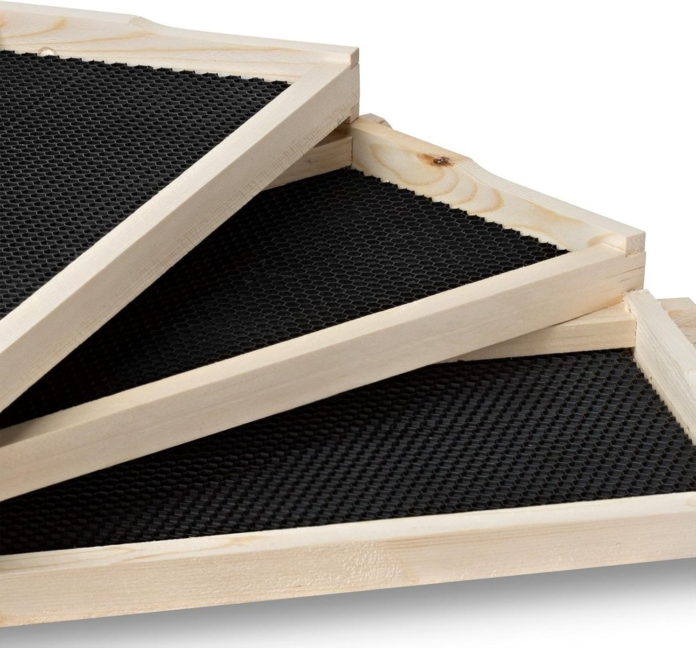 10-Pack Beehive Deep Frame Kit for Langstroth Beekeeping - Unassembled & Durable
