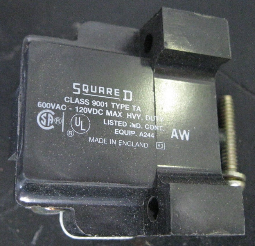 Square D 9001 TA Contact Block