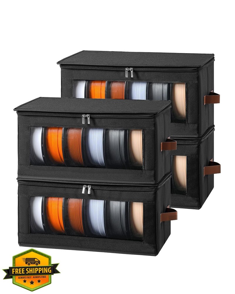 Qozary 3D Printer Filament Storage Box 4 Pack Desiccant Holder
