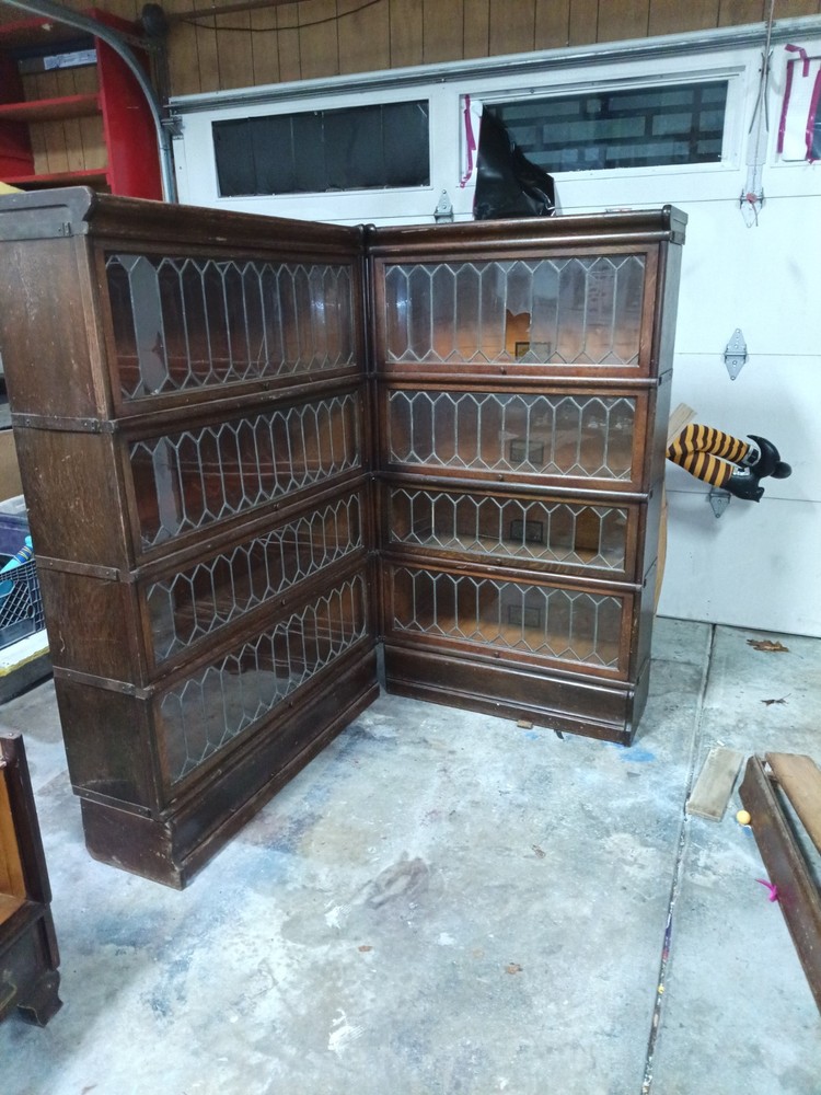 globe wernicke corner barrister bookcase