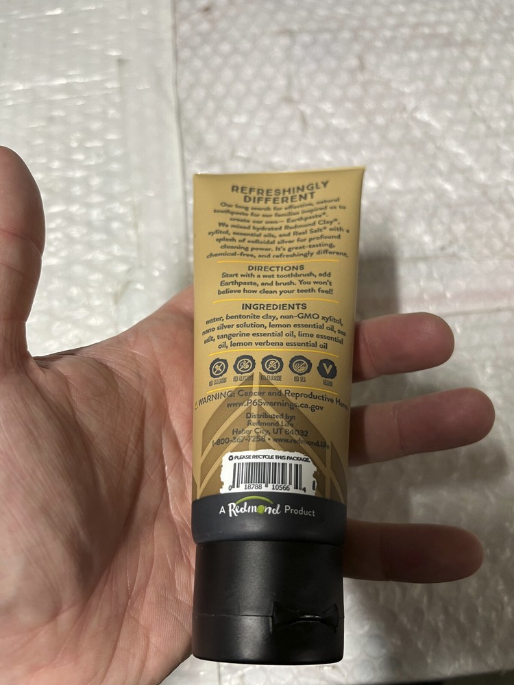 Silver Earth Paste Mineral Toothpaste Redmond Life 4 oz