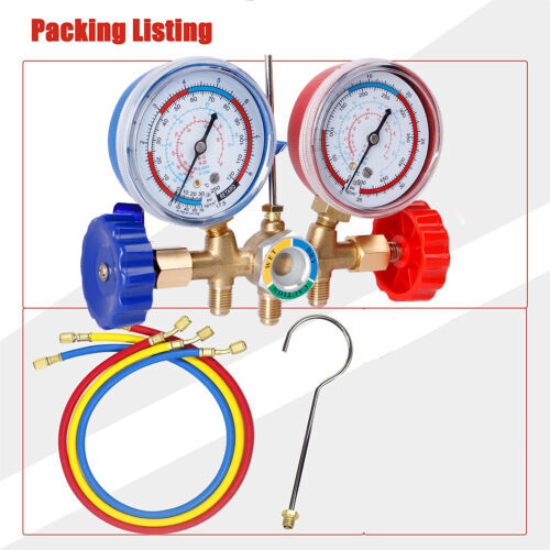 AC Diagnostic Manifold Gauge Set Charging Hose