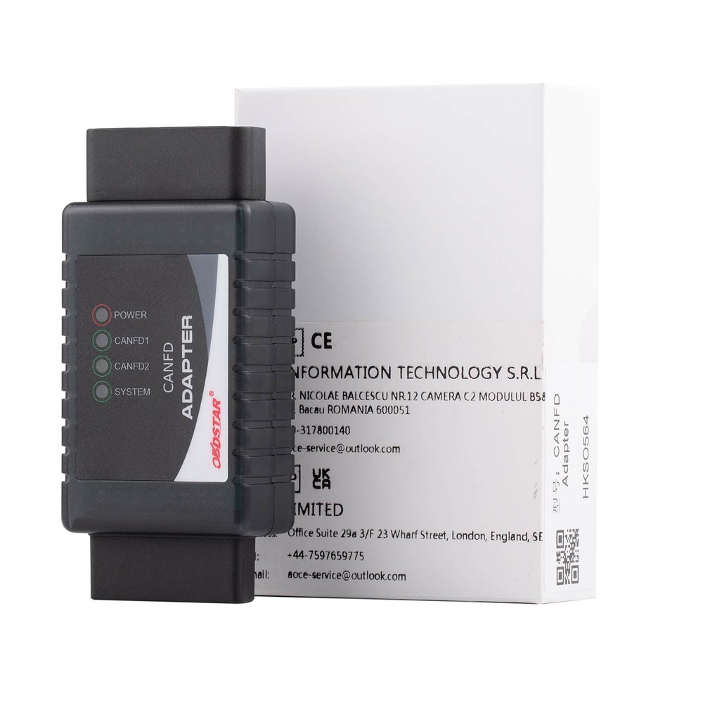 OBDSTAR CANFD Adapter for Car with CANFD Protocols Diagnosing E-CU Systems