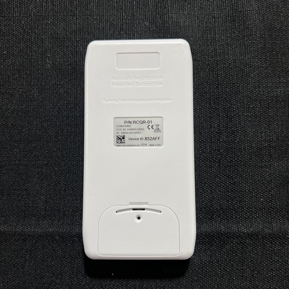 Turning Technologies QT Device RCQR-01 Qwerty Student Response