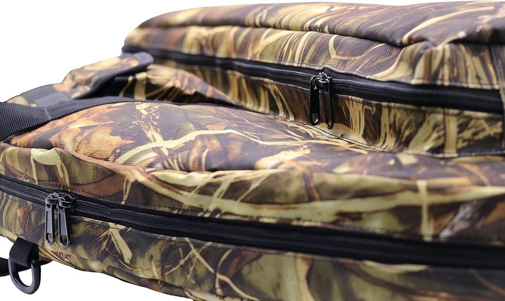 Real Tree Camouflage Compound Bow Case - Zipper Closure & Adjustable Strap