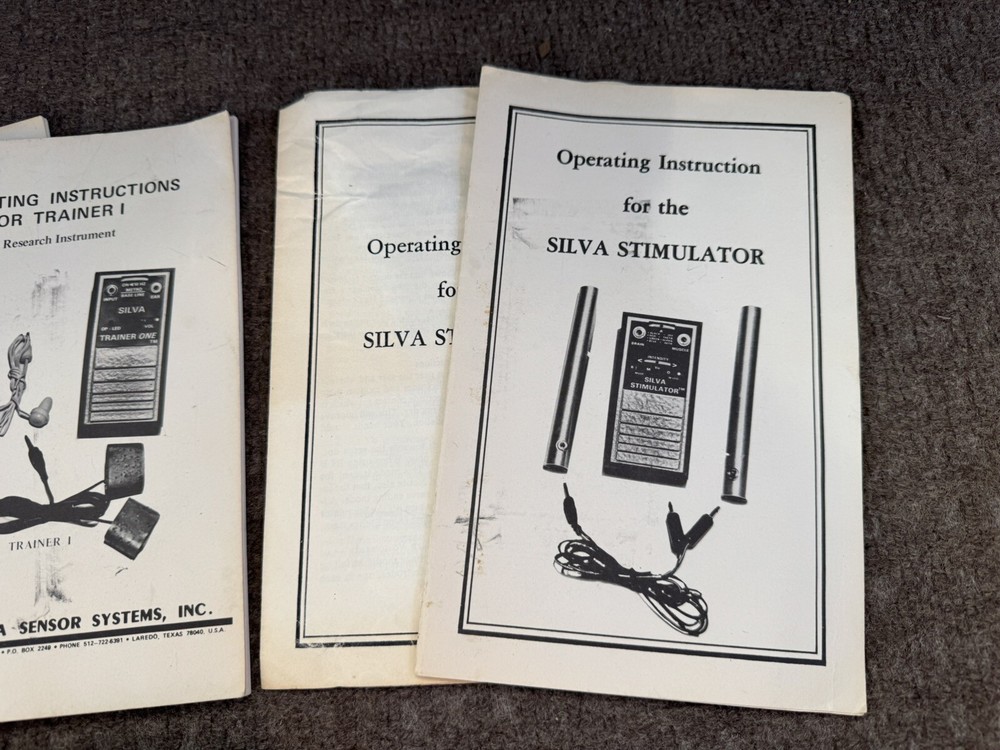 Silva Method Stimulator Mind Control Device Jose Silva Psychorientology Trainer