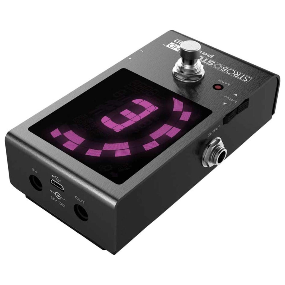 StroboStomp HD Pedal Tuner Compact Full Color Display for Maximum Visibility