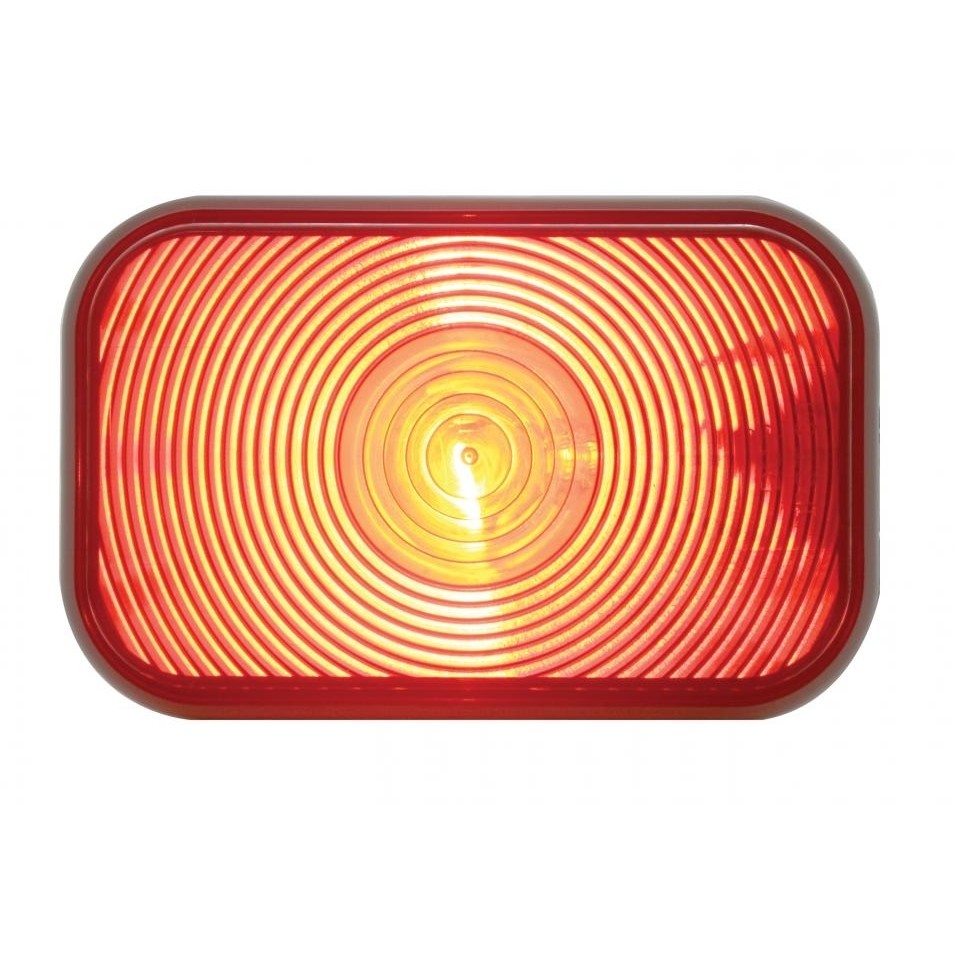 Rectangular Stop, Turn & Tail - Red