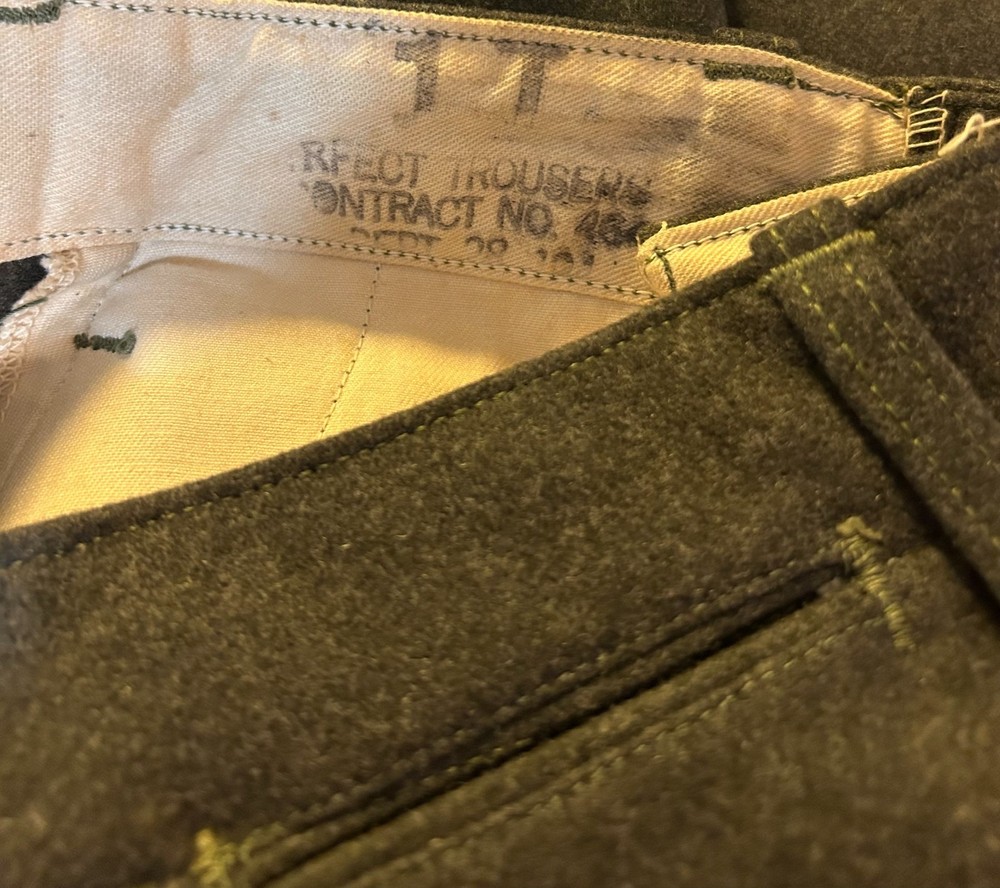 WWII USMC Wool Service Trousers
