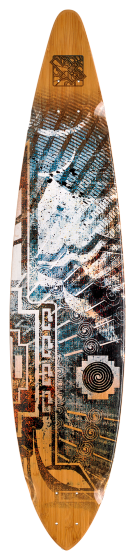 Trurute Harpy Eagle Pin Tail Longboard (Deck Only)