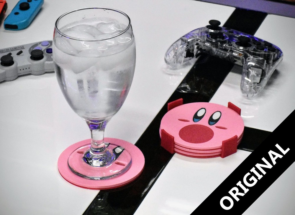 Kirby Coaster Set - 3D Printed