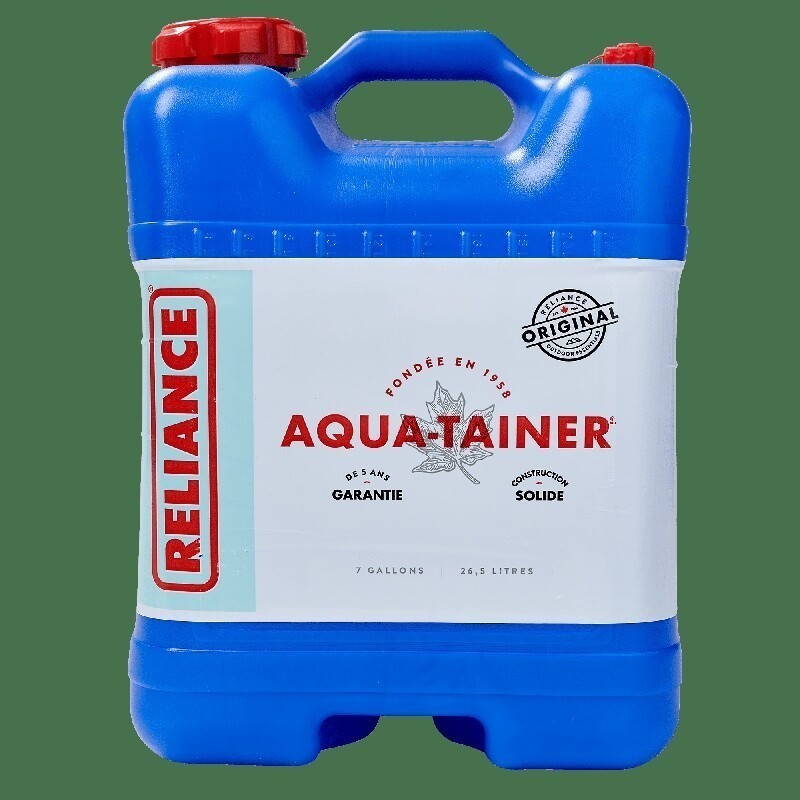 7 Gallon Water Container 2 Pack BPA Free Stackable Ergonomic Handle Spout New