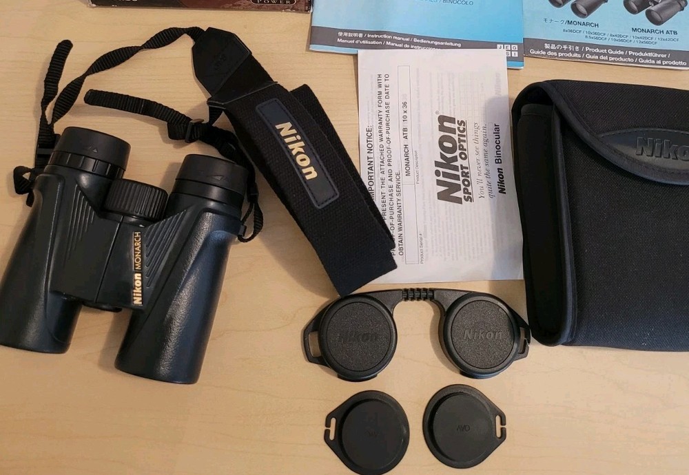 Nikon Monarch ATB 10x36 Midsize Binoculars - Nice Optic!