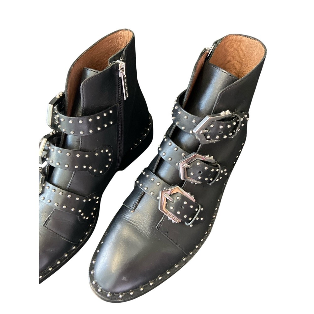 Black Lace-Up Ankle Boots | Gothic Y2K Biker Core