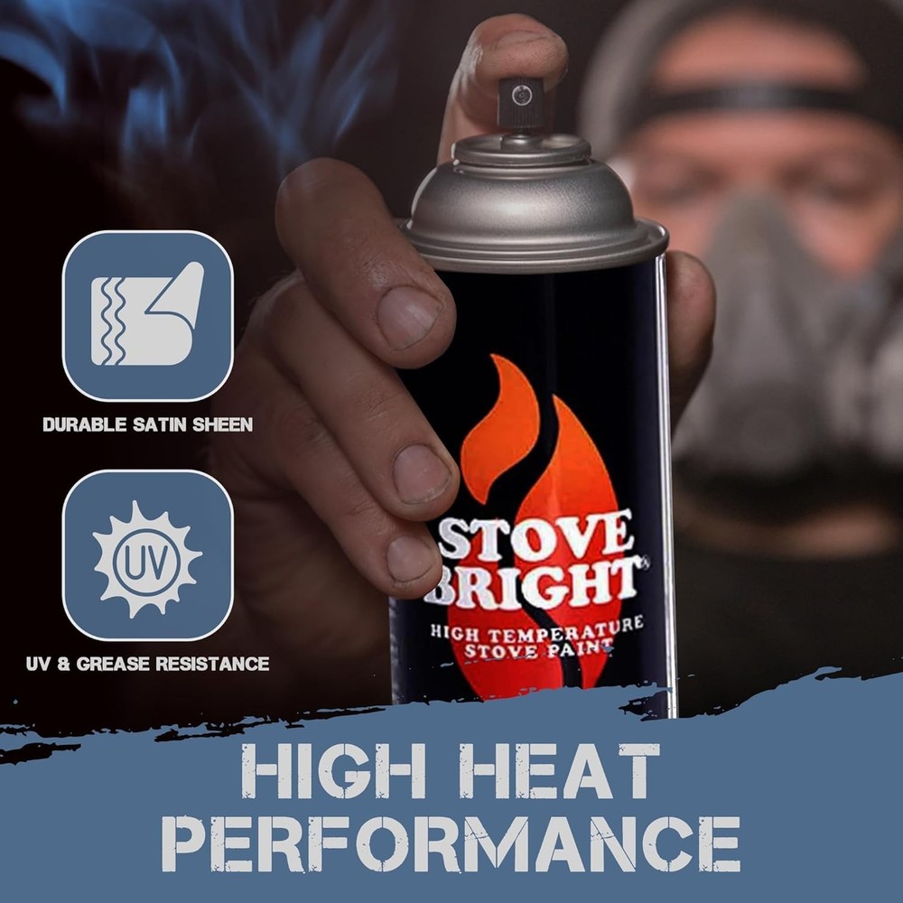 Metallic Blue High Temp Spray Paint - Rust Resistant