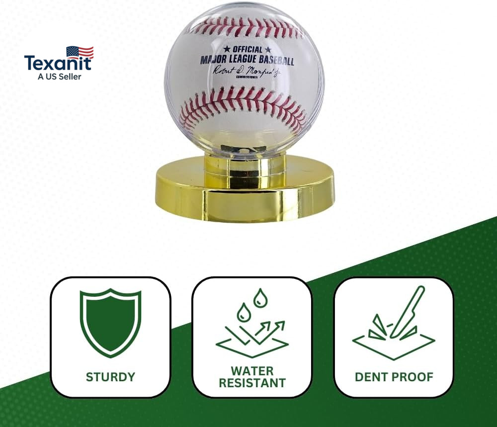 Autographed Baseball Holder Display Case – Baseball Display Case with UV Protect