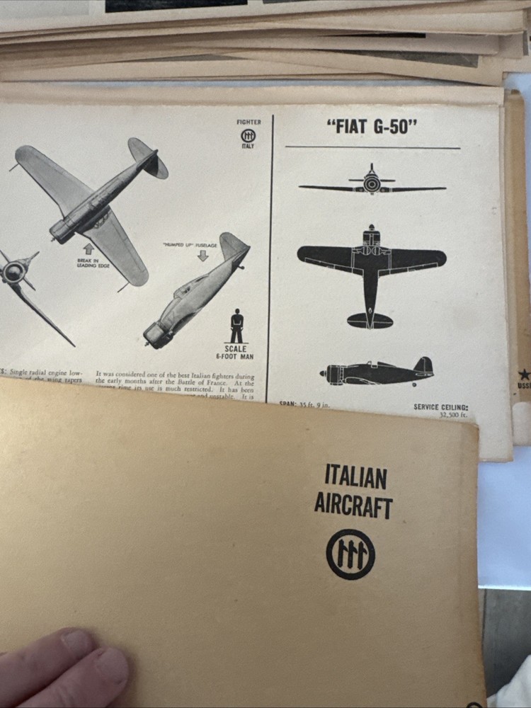 WWII Navy Dept Aircraft Recognition Training Document