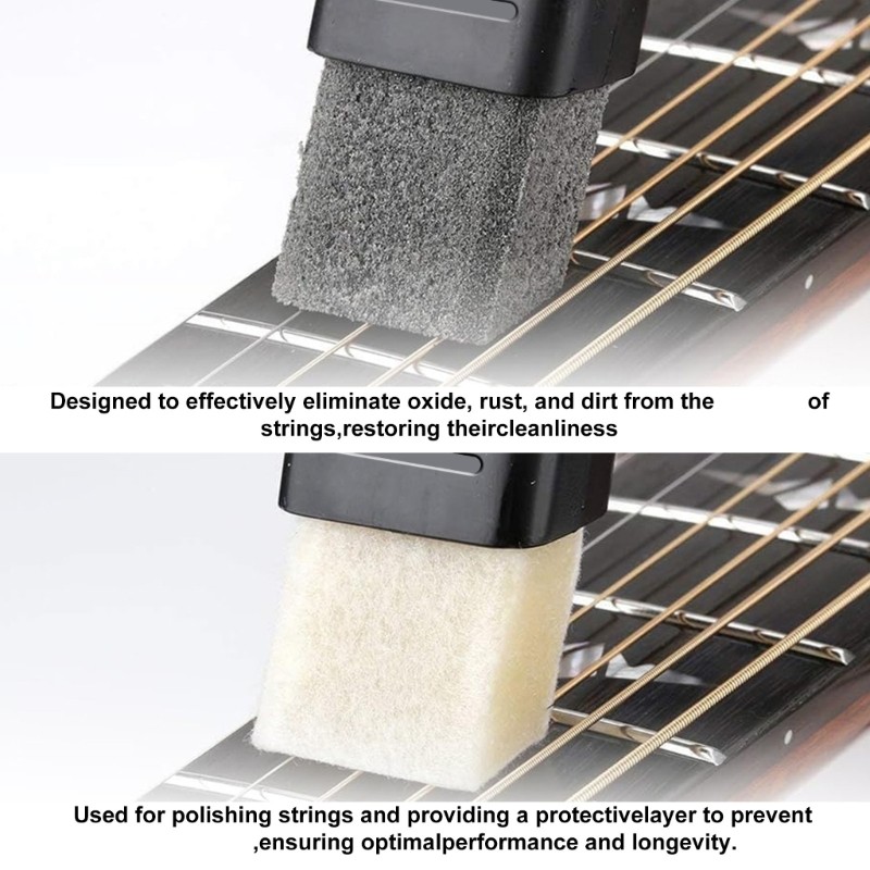 Strong Guitar String Cleaning Systems Includes Lubricants For Extended